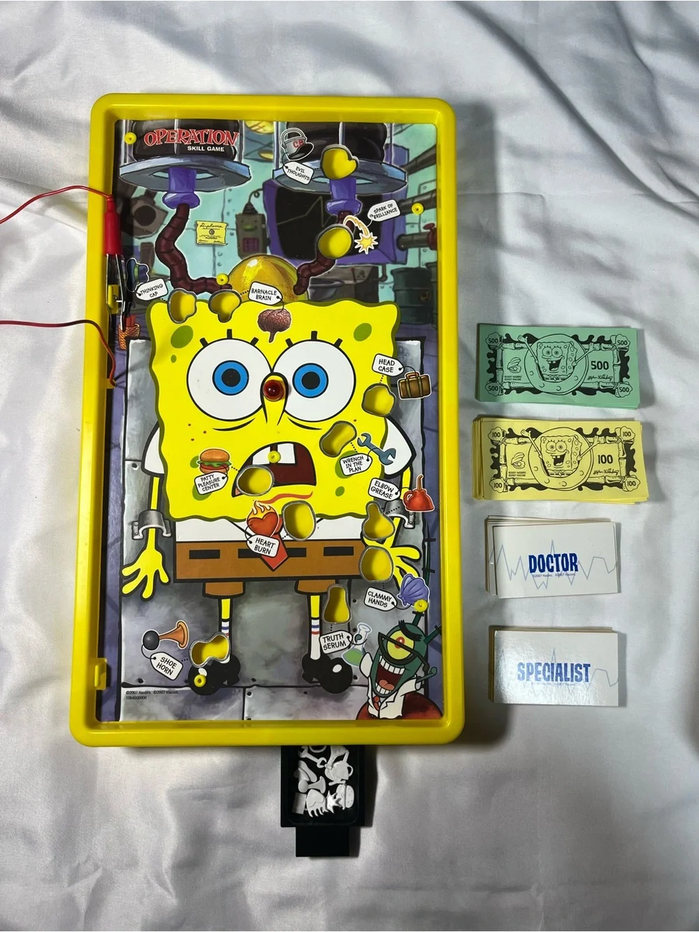 SpongeBob SquarePants Operation Skill Game 2007 Complete Tested